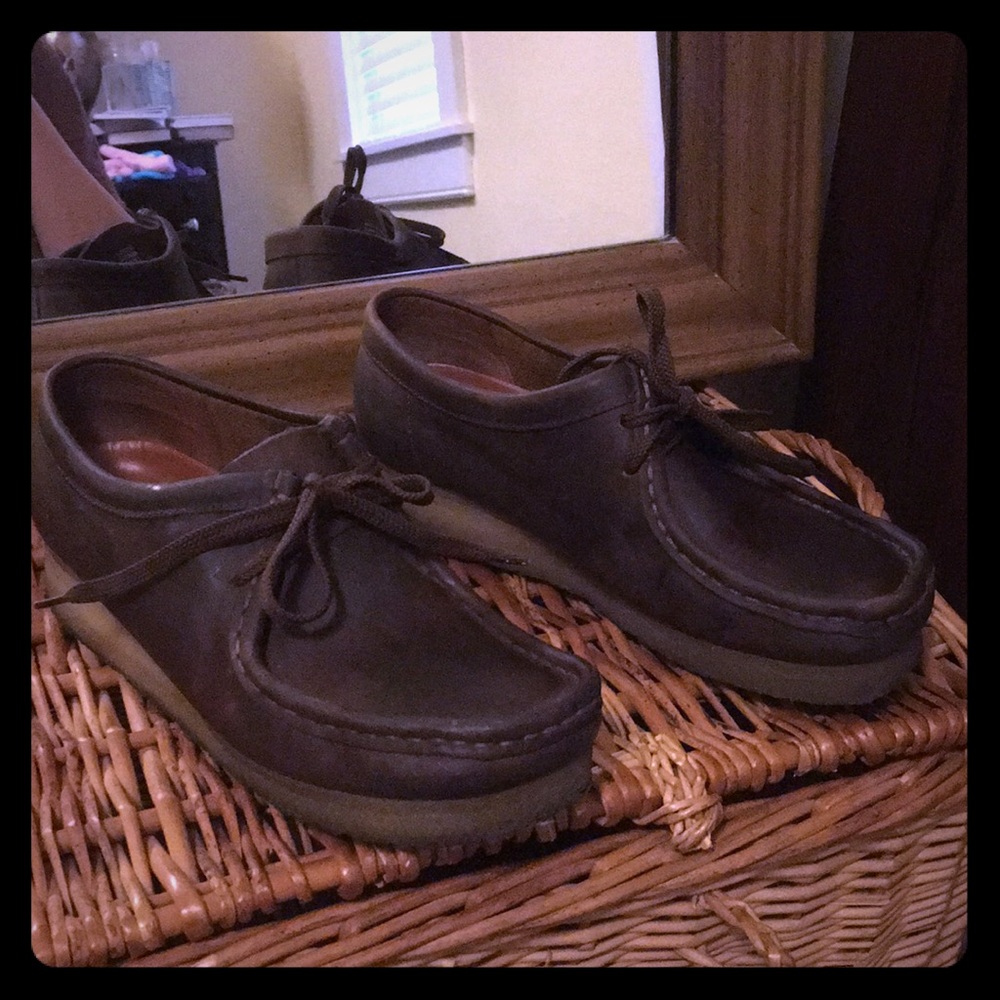 Clarks originals wallabee brown leather